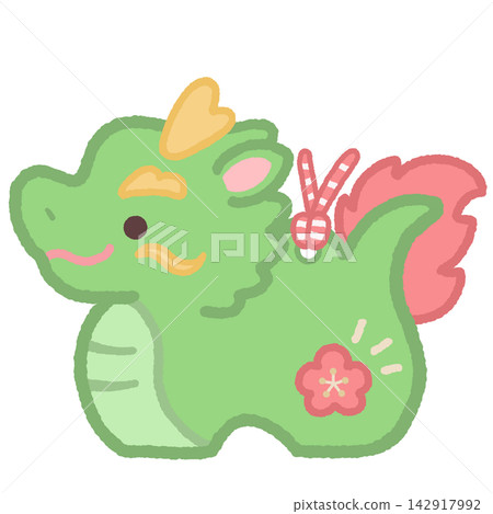 New Year's Zodiac Dragon Figurine 142917992