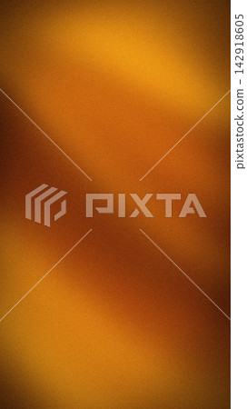 Vertical grainy abstract background with vibrant orange brown and luxury gold gradients 142918605