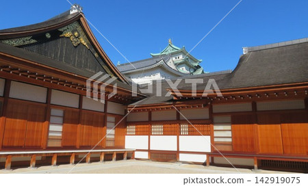 名古屋城、本丸禦殿、天守閣 名古屋城、本丸禦殿、天守閣 142919075