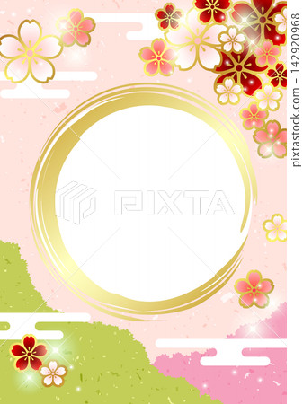 粉紅色和紙,櫻花圖案,圓頭筆,背景,插畫,可愛,日式風格,閃光,垂直版 粉紅色和紙,櫻花圖案,圓頭筆,背景,插畫,可愛,日式風格,閃光,垂直版 142920968