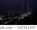 燈光璀璨的關門橋：從美佳麗公園二號觀景台看到的景色。 142921007