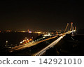 燈光璀璨的關門橋：從美佳麗公園二號觀景台看到的景色。 142921010