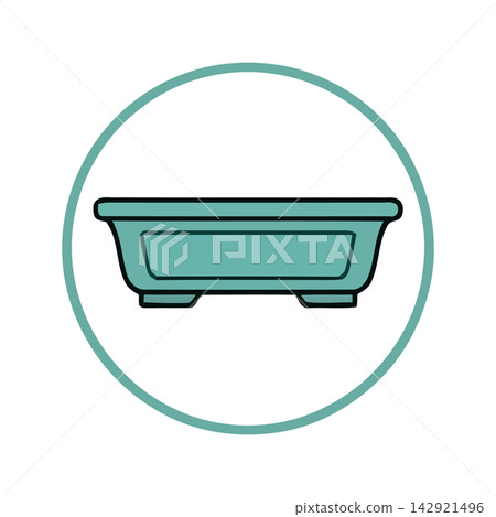 Simple, modern outline icon banner graphic suitable for web design, templates, or branding. Simple, modern outline icon banner graphic suitable for web design, templates, or branding. 142921496