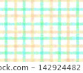 Watercolor-style hand-drawn grid pattern background (pastel multicolor) 142924482