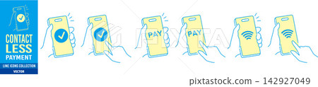 cashless payment icon cashless payment icon 142927049