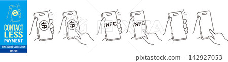 cashless payment icon cashless payment icon 142927053