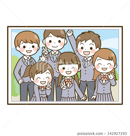 High school students group photo High school students group photo 142927293