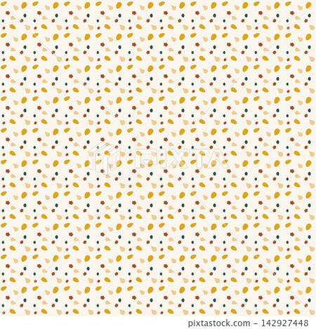 Autumn-colored natural seamless pattern 142927448