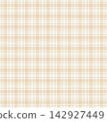 Autumn-colored light check pattern 142927449