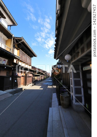 Gifu, Takayama, Hida Takayama: Old townscape in a designated Important Preservation District for Groups of Traditional Buildings Gifu, Takayama, Hida Takayama: Old townscape in a designated Important Preservation District for Groups of Traditional Buildings 142927457