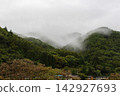 Deep green mountains and shrouded mist 142927693