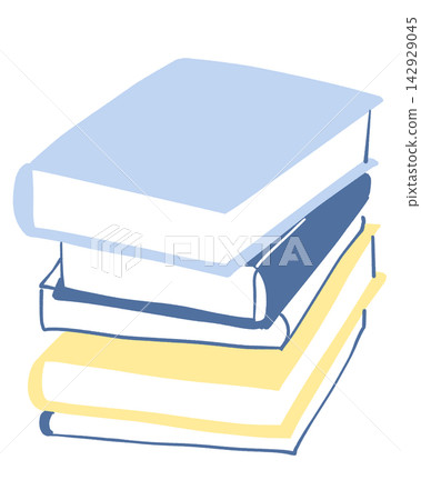Illustration of stacked books Illustration of stacked books 142929045