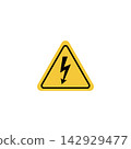road sign icon vector isolated on white 142929477
