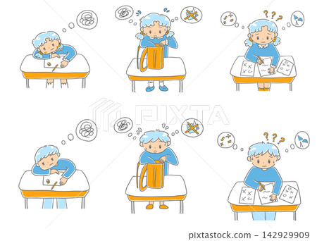 一個有問題的孩子的插圖 一個有問題的孩子的插圖 142929909