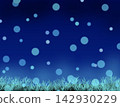A sparkling background with fantastical blue orbs of light and bokeh. 142930229