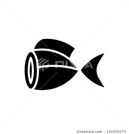 fish meat icon vector design template in white background fish meat icon vector design template in white background 142930275
