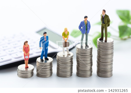 貨幣圖表和商人 貨幣圖表和商人 142931265