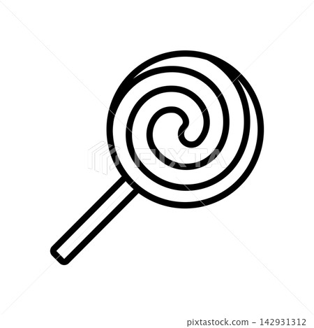 candy icon vector design template in white background candy icon vector design template in white background 142931312