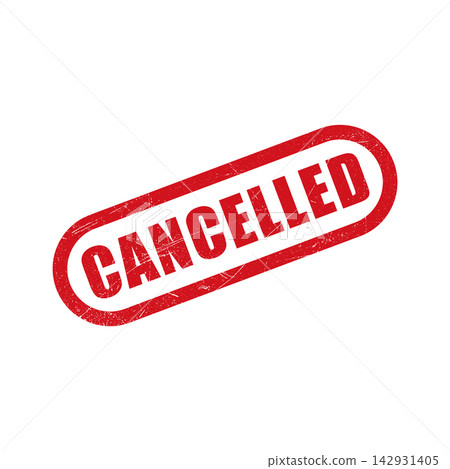 cancelled stamp icon vector design template in white background cancelled stamp icon vector design template in white background 142931405
