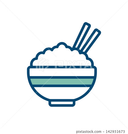 bowl icon vector design template in white background bowl icon vector design template in white background 142931673