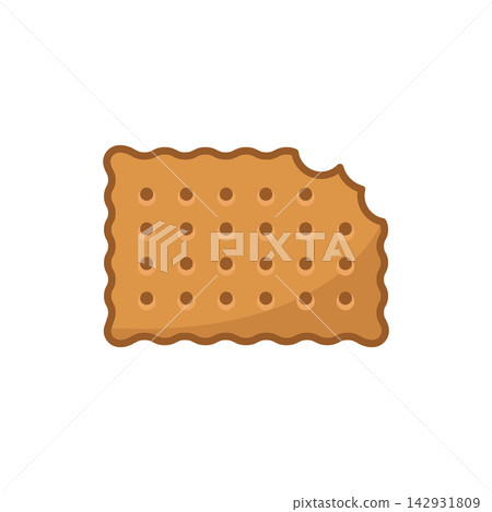 biscuit icon vector design template in white background biscuit icon vector design template in white background 142931809
