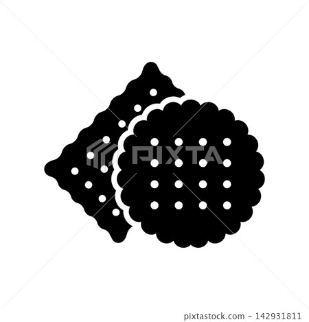 biscuit icon vector design template in white background biscuit icon vector design template in white background 142931811