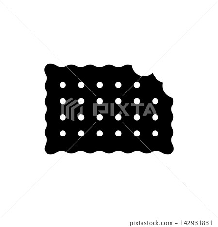biscuit icon vector design template in white background biscuit icon vector design template in white background 142931831