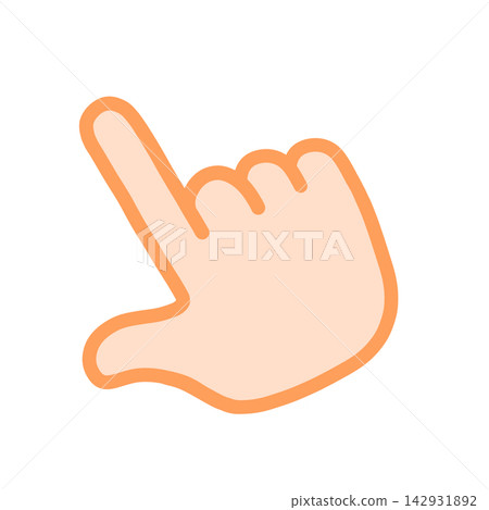 Pointing finger, attention, recommendation, icon Pointing finger, attention, recommendation, icon 142931892