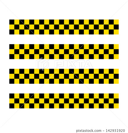 barricade tape icon vector design template in white background 142931920