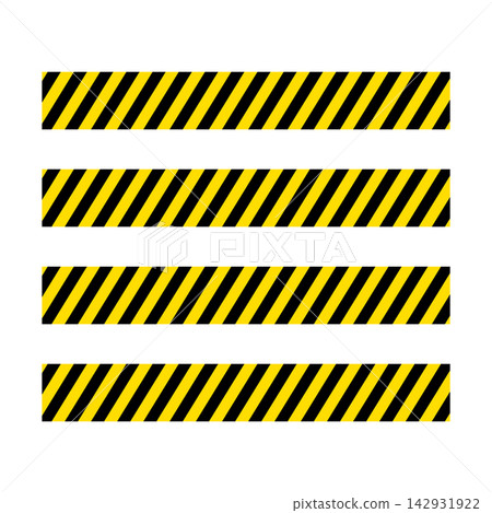 barricade tape icon vector design template in white background 142931922