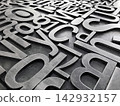 Photo of the typography background 142932157