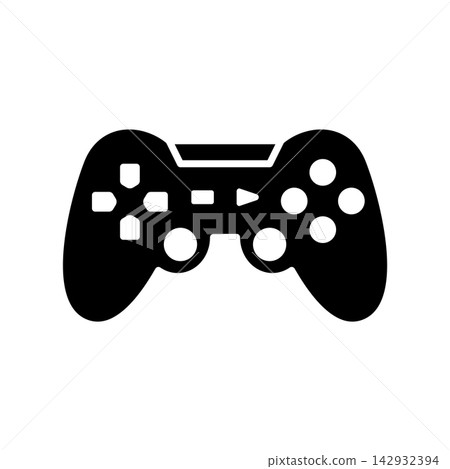 game controller icon vector design template in white background 142932394