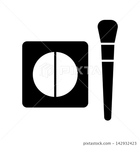 blush on icon vector design template in white background blush on icon vector design template in white background 142932423