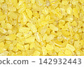Macro photo of bulgur wheat background 142932443