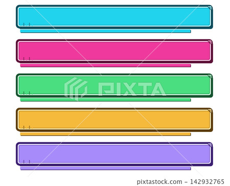 Simple, foldable, general-purpose title frame, low-side, 5-color set. Simple, foldable, general-purpose title frame, low-side, 5-color set. 142932765