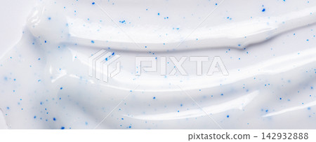 Cosmetic product. Cleansing scrub on a white background. Cosmetic product. Cleansing scrub on a white background. 142932888