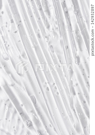 Texture background of transparent body cosmetics. Texture background of transparent body cosmetics. 142932897