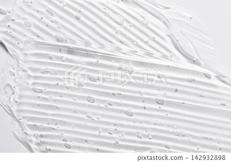 Texture background of transparent body cosmetics. Texture background of transparent body cosmetics. 142932898