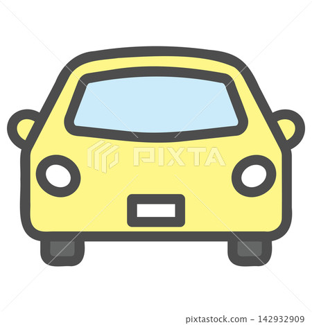 Simple car icon Simple car icon 142932909