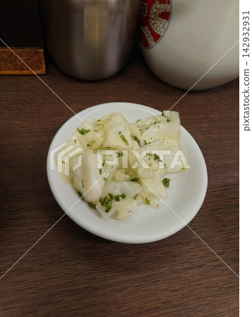 拉麵店套餐中包含的醃菜 拉麵店套餐中包含的醃菜 142932931