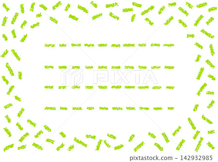 Crayon-like colored sugar-style card 142932985