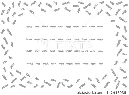 Crayon-like colored sugar-style card 142932986