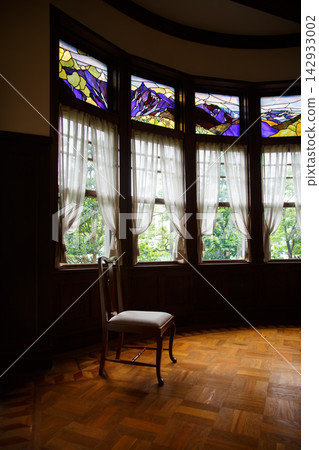 Stained glass and chairs Stained glass and chairs 142933002