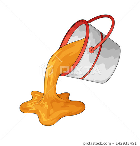 Illustration of Paint Bucket Illustration of Paint Bucket 142933451