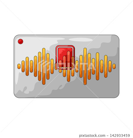 Illustration of Audio Wave Illustration of Audio Wave 142933459