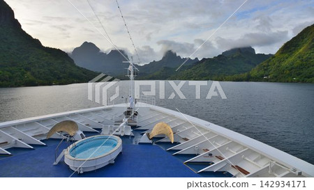 法屬玻里尼西亞：莫雷阿島－壯麗的海景和山景 142934171