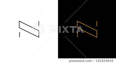 Modern and elegant N initials logo design Modern and elegant N initials logo design 142934638