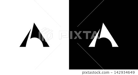 The tent logo design is unique and simple The tent logo design is unique and simple 142934649