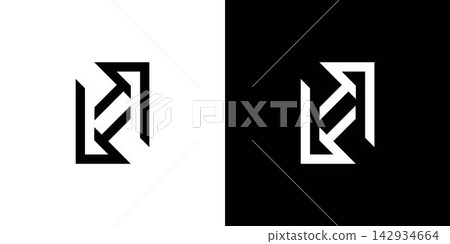 Modern and unique H letter logo design Modern and unique H letter logo design 142934664