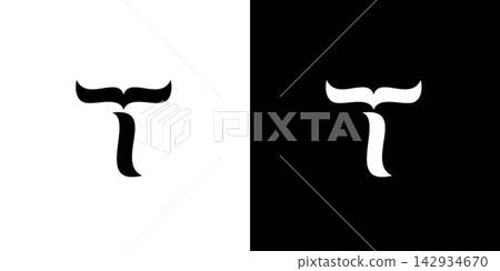 Modern and unique T letter logo design Modern and unique T letter logo design 142934670